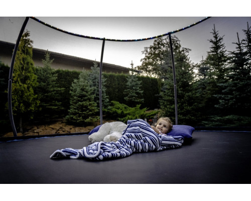 Батут THUNDER INSIDE ULTRA з внутрішньою сіткою 6 футів 185 см чорно-рожевий