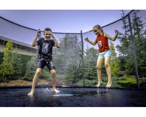 Батут THUNDER INSIDE ULTRA з внутрішньою сіткою 6 футів 185 см чорно-рожевий