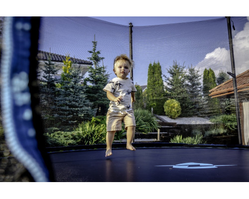 Батут THUNDER INSIDE ULTRA з внутрішньою сіткою 6 футів 185 см чорно-рожевий