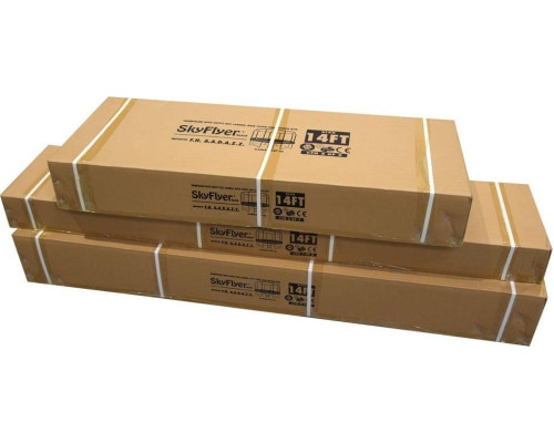 Батут SkyFlyer TR0036 з внутрішньою сіткою 14 футів 426 см чорний Батут SkyFlyer TR0036 з внутрішньою сіткою 14 футів 426 см чорний