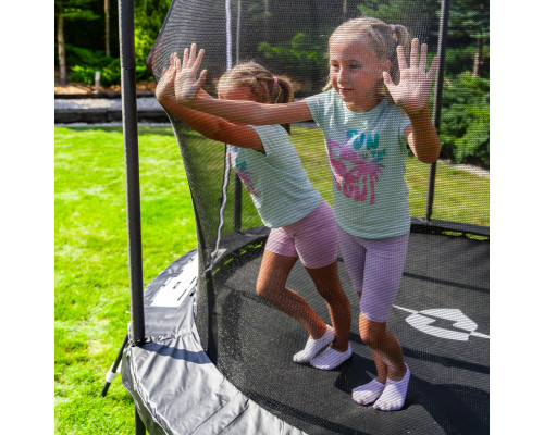 Батут THUNDER INSIDE ELITE з внутрішньою сіткою 10 футів 305 см чорний