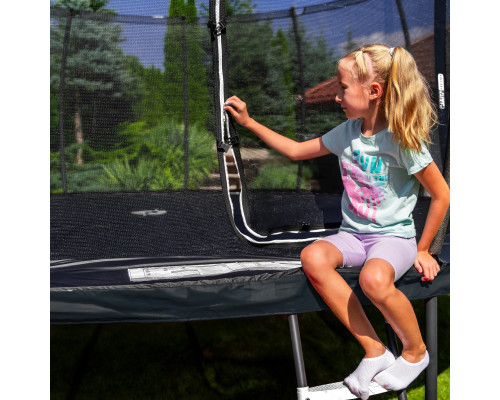 Батут THUNDER INSIDE ELITE з внутрішньою сіткою 10 футів 305 см чорний