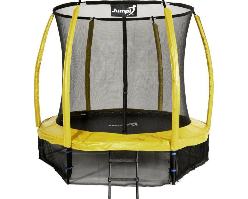 Батут Jumpi Maxy Comfort Plus з внутрішньою сіткою 8,5 футів 252 см жовтий Батут Jumpi Maxy Comfort Plus з внутрішньою сіткою 8,5 футів 252 см жовтий
