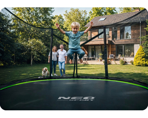 Батут Neo-Sport NS-13Z231 з зовнішньою сіткою 13 футів 404 см