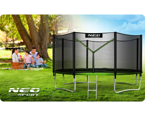 Батут Neo-Sport NS-13Z231 з зовнішньою сіткою 13 футів 404 см