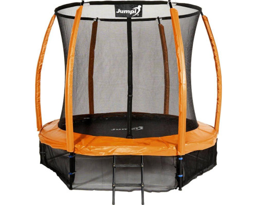 Батут Jumpi Maxy Comfort Plus з внутрішньою сіткою 8,5 футів 252 см помаранчевий Батут Jumpi Maxy Comfort Plus з внутрішньою сіткою 8,5 футів 252 см помаранчевий