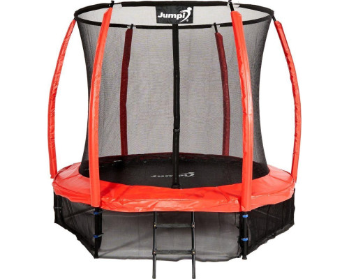 Батут Jumpi Maxy Comfort Plus з внутрішньою сіткою 8,5 футів 252 см червоний Батут Jumpi Maxy Comfort Plus з внутрішньою сіткою 8,5 футів 252 см червоний