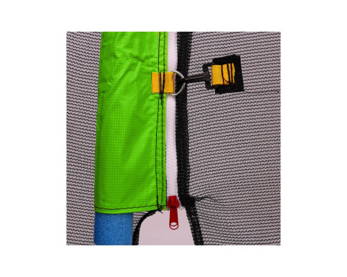 Батут SkyRamiz з зовнішньою сіткою 8 футів 244 см зелений