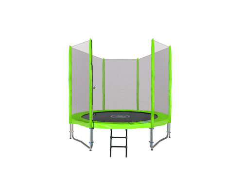 Батут SkyRamiz з зовнішньою сіткою 8 футів 244 см зелений