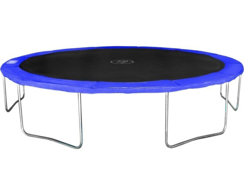 Батут SkyRamiz з зовнішньою сіткою 12 футів 366 см чорно-синій