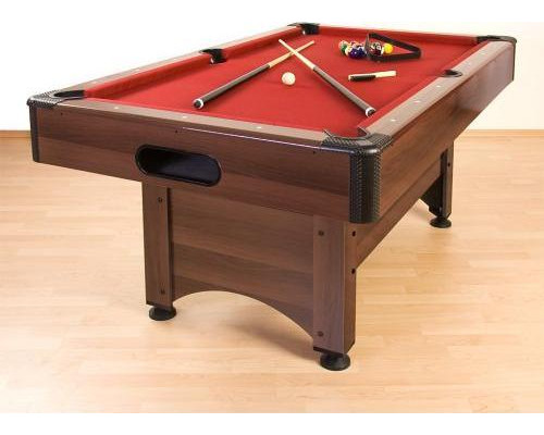 Більярдний стіл GamesPlanet Trendline Dawn 6ft + аксесуари, 184 x 108 x 82 см - коричнево-червоний Більярдний стіл GamesPlanet Trendline Dawn 6ft + аксесуари, 184 x 108 x 82 см - коричнево-червоний