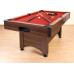 Більярдний стіл GamesPlanet Trendline Dawn 6ft + аксесуари, 184 x 108 x 82 см - коричнево-червоний