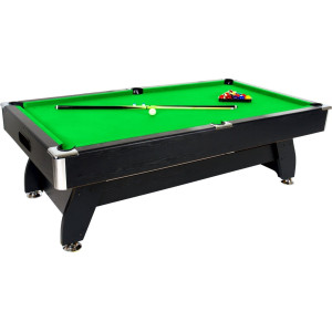 Більярдний стіл Thunder 8FT BOLD-BLACK, 252 х 140 х 80 см - зелено-чорний