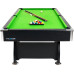 Більярдний стіл Thunder 8FT BOLD-BLACK, 252 х 140 х 80 см - зелено-чорний