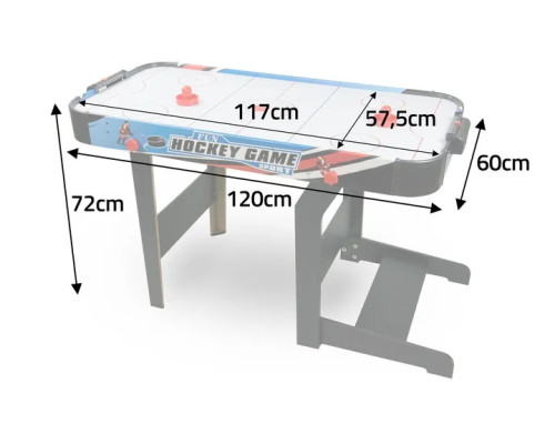 Ігровий стіл Neo Sport Аерохокей NS-427, 120 x 60 x 72 см
