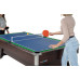 Більярдний стіл 3в1 THUNDER 8FT BOLD-BROWN з покриттям для аерохокею/пінг-понгу, 244 х 132 х 81 см