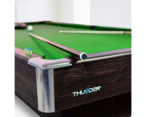 Більярдний стіл THUNDER BOLD-BROWN 7FT, 214 х 122 х 81 см