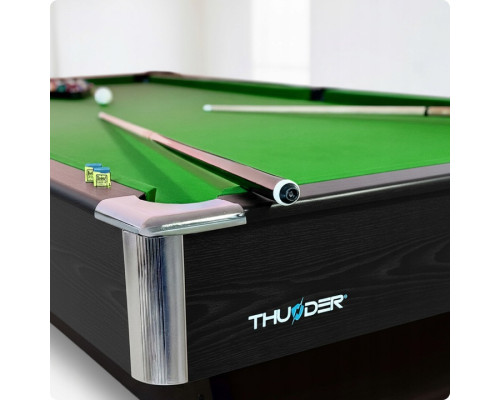 Більярдний стіл THUNDER BOLD-BLACK 9FT, 214 х 122 х 81 см