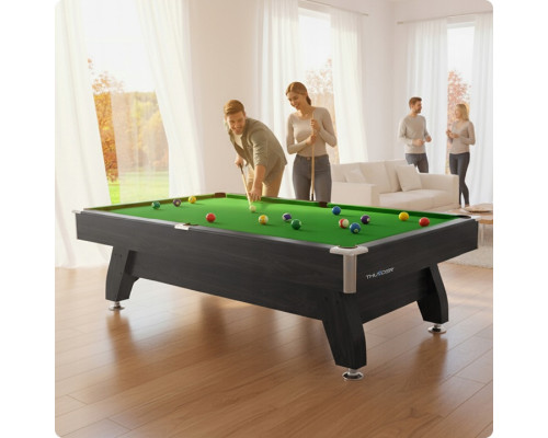 Більярдний стіл THUNDER BOLD-BLACK 9FT, 214 х 122 х 81 см