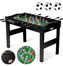 Настільний футбол Neo-Sport NS-805, 118 x 61 x 79 см - чорний