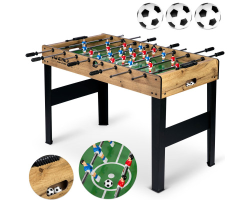 Настільний футбол Neo-Sport NS-805, 118 x 61 x 79 см - дерев'яний