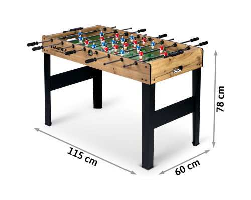 Настільний футбол Neo-Sport NS-805, 118 x 61 x 79 см - дерев'яний