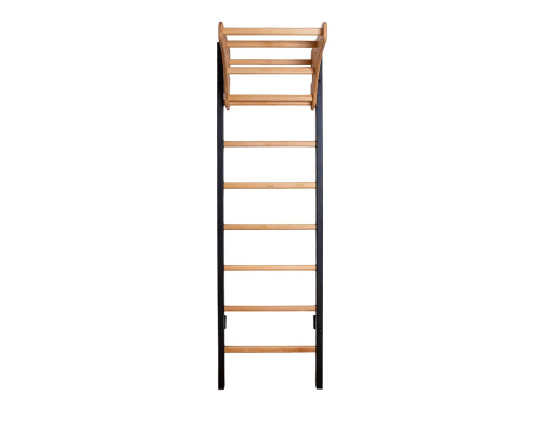 Шведська стінка BenchK 211B 230 х 67 см з турніком, чорна