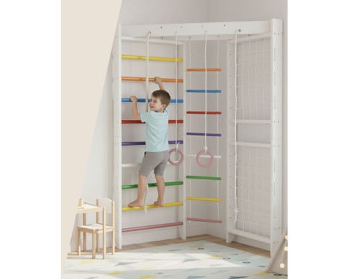 Шведська стінка Małpiszon Dream 225 х 80 см з аксесуарами