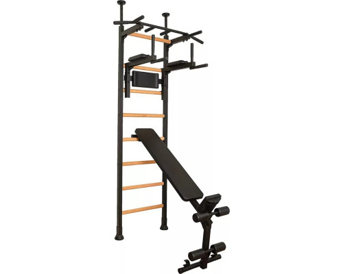 Шведська стінка BenchK 523 240 х 67 см, чорна