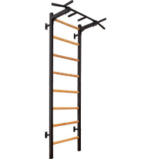 Шведська стінка BenchK 221B 230 х 67 см з турніком, чорна