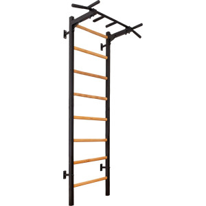 Шведська стінка BenchK 221B 230 х 67 см з турніком, чорна