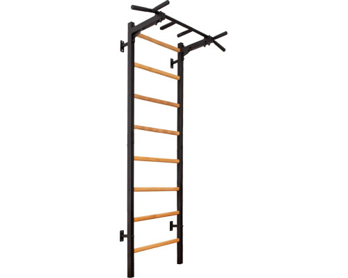 Шведська стінка BenchK 221B 230 х 67 см з турніком, чорна