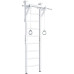 Шведська стінка Małpiszon Kometa Eco 1 234 х 111 см, біла
