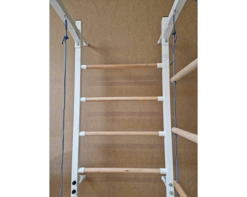 Шведська стінка Małpiszon Sport Child 210 х 50 см, біла