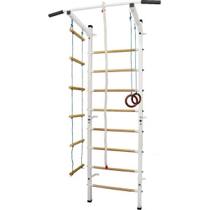 Шведська стінка Małpiszon Sport Child 210 х 50 см, біла