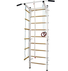 Шведська стінка Małpiszon Sport Child Plus 230 х 115 см, біла 