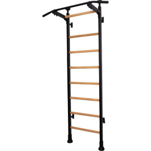 Шведська стінка BenchK 521B 240 х 67 см з турніком, чорна