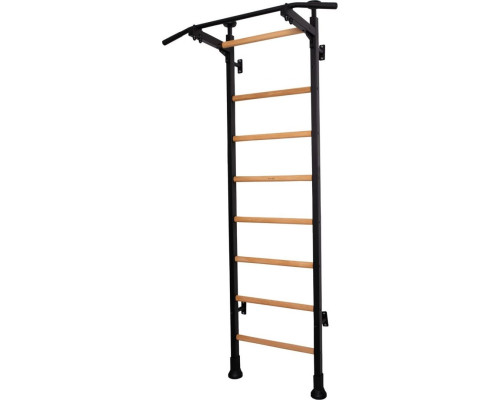 Шведська стінка BenchK 521B 240 х 67 см з турніком, чорна