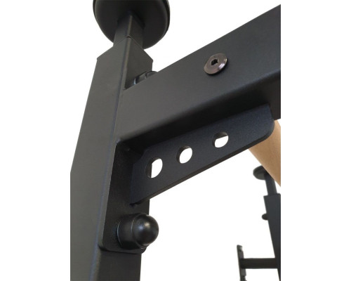 Шведська стінка BenchK 521B 240 х 67 см з турніком, чорна