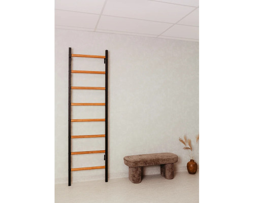 Шведська стінка BenchK 711B 240 х 67 см, чорна