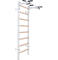 Шведська стінка BenchK 221W 230 х 67 см з турніком, біла