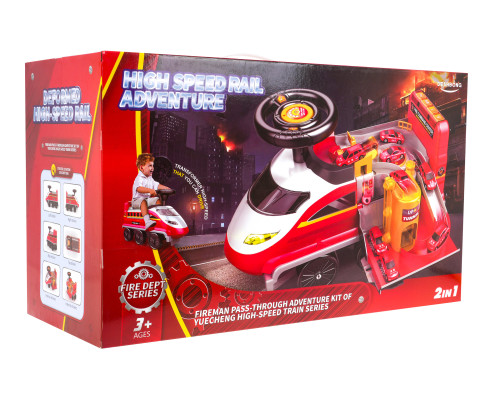 Дитяча інтерактивна пожежна частина Ride On 2in1 3+