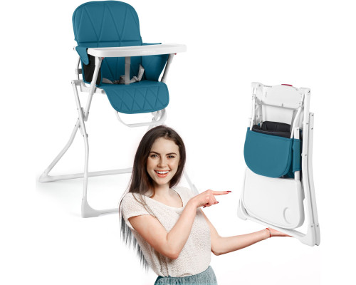 Стільчик для годування Ricokids Nuco 70 х 60 х 95 см - синьо-білий