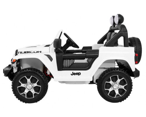 Дитяча акумуляторна машинка Jeep Wrangler Rubicon Біла