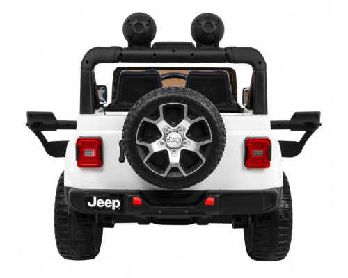 Дитяча акумуляторна машинка Jeep Wrangler Rubicon Біла
