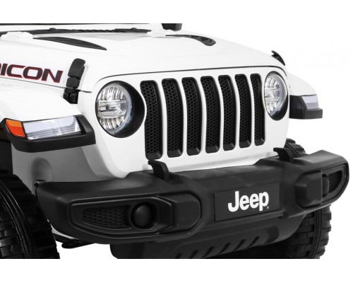 Дитяча акумуляторна машинка Jeep Wrangler Rubicon Біла