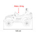 Дитяча акумуляторна машинка Jeep Wrangler Rubicon Біла