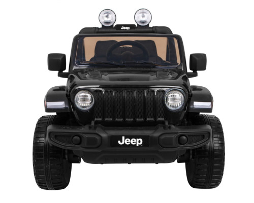 Дитяча акумуляторна машинка Jeep Wrangler Rubicon Чорна