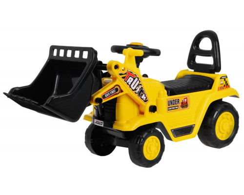 Дитяча каталка бульдозер + Рухома ложка + Рожок + Відділення для зберігання Горщик + Шолом