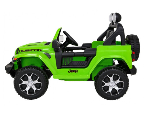 Дитяча акумуляторна машинка Jeep Wrangler Rubicon Зелена